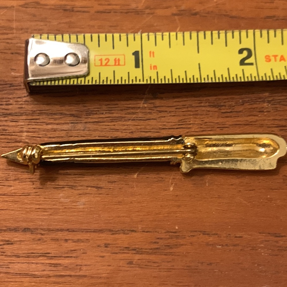 VINTAGE FOUNTAIN PEN BROOCH. - Picture 6 of 7